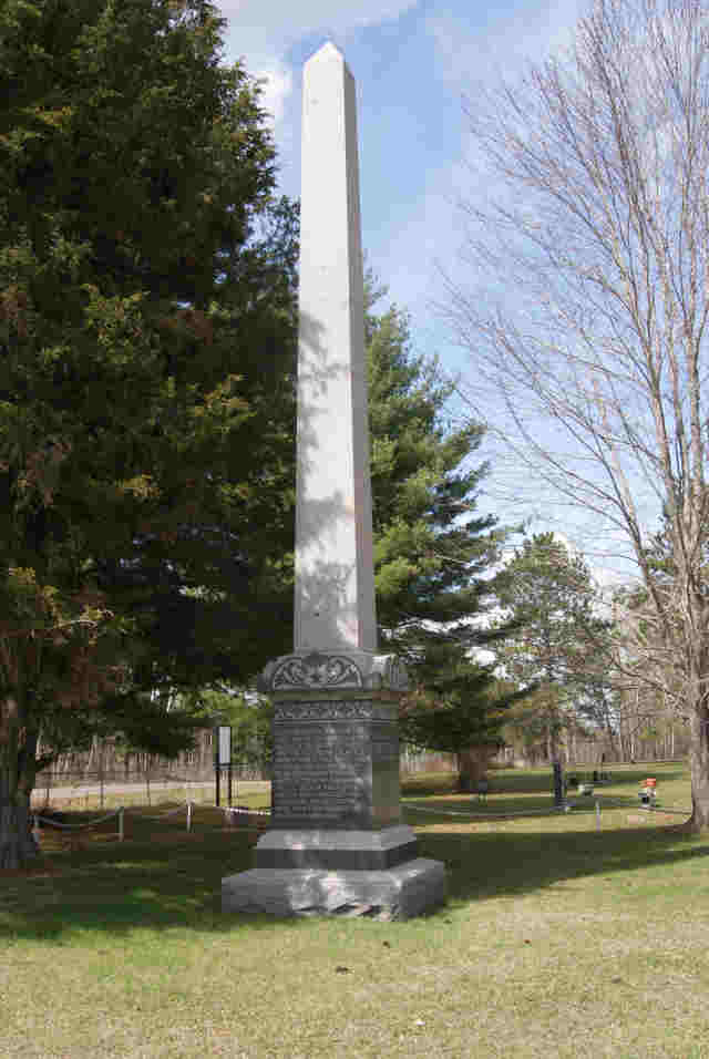 Tall fire monument